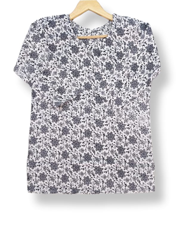 PRINTED COTTON SHORT KURTI